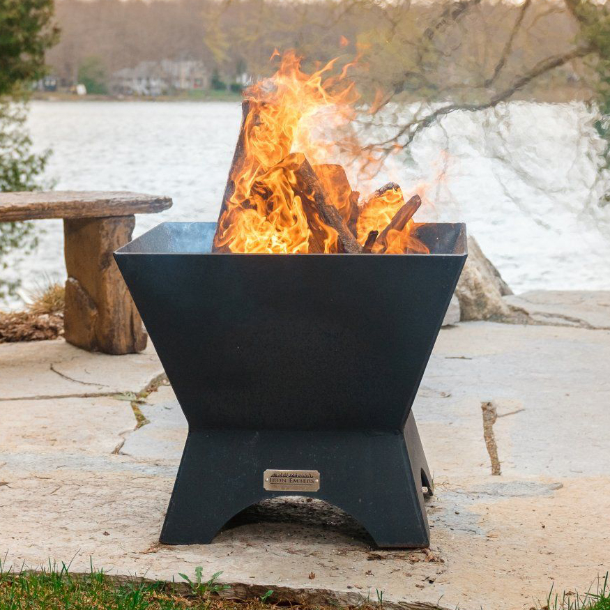 24in Modern Cube Fire Pit Product Image